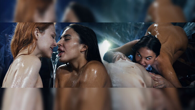 [Parasited] - Parasited Scissoring with Lesbian Stars - Clemence Audiard - Milan Cheek - Sofia Rivers