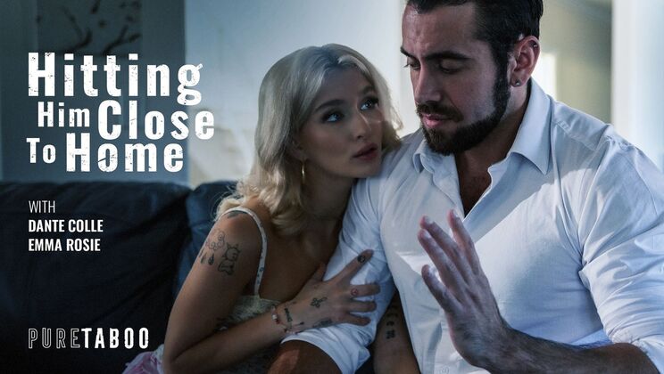 [PureTaboo] - Cheating Wife Emma Rosie Blowjob And Rimming For Older Man - Dante Colle - Emma Rosie